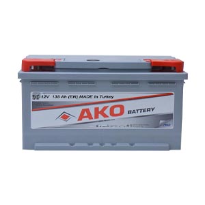 12 Volt 135 Amper Ako Kamyon-Tır-Otobüs Aküsü